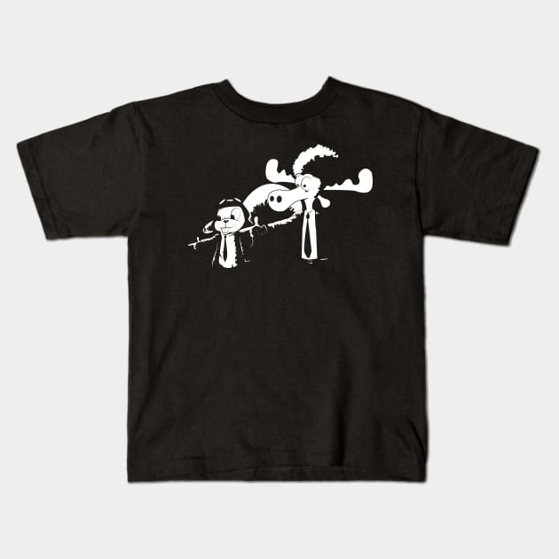 Rocky Fiction Kids T-Shirt by DoodleDoc